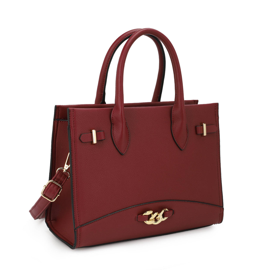 Danika Vegan Leather Satchel