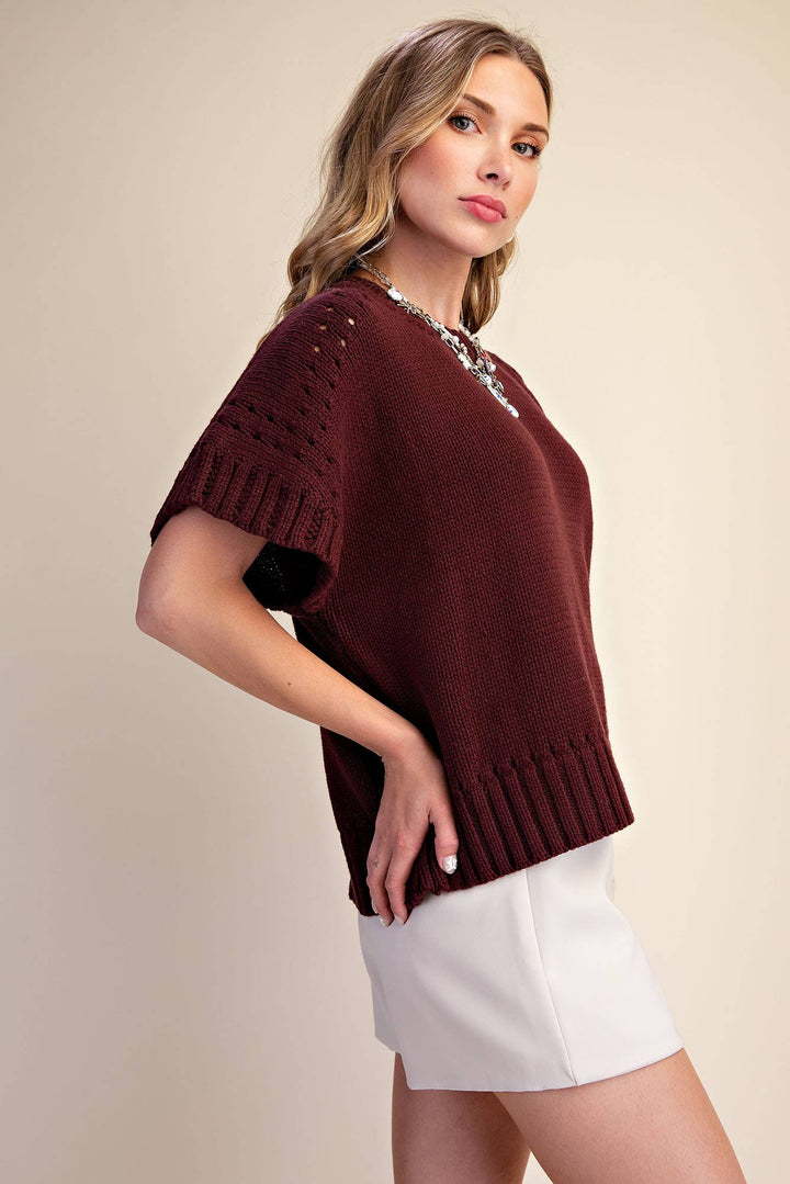 Everyday Muse Sweater | Oxblood