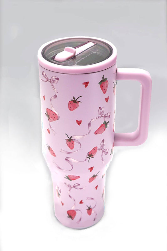 Strawberry Bow Tumbler