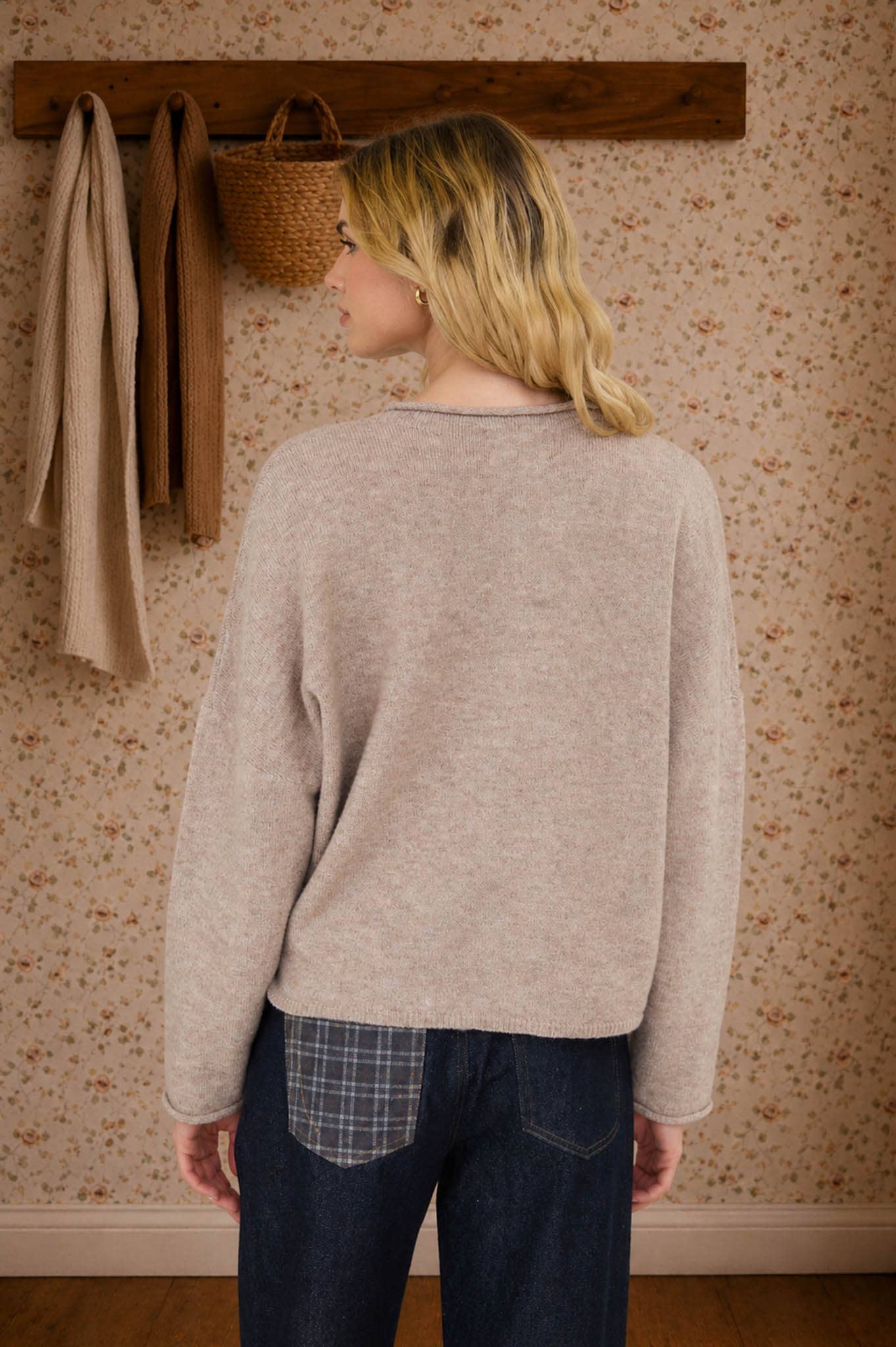 Light Mocha Lightweight Knit Cardigan