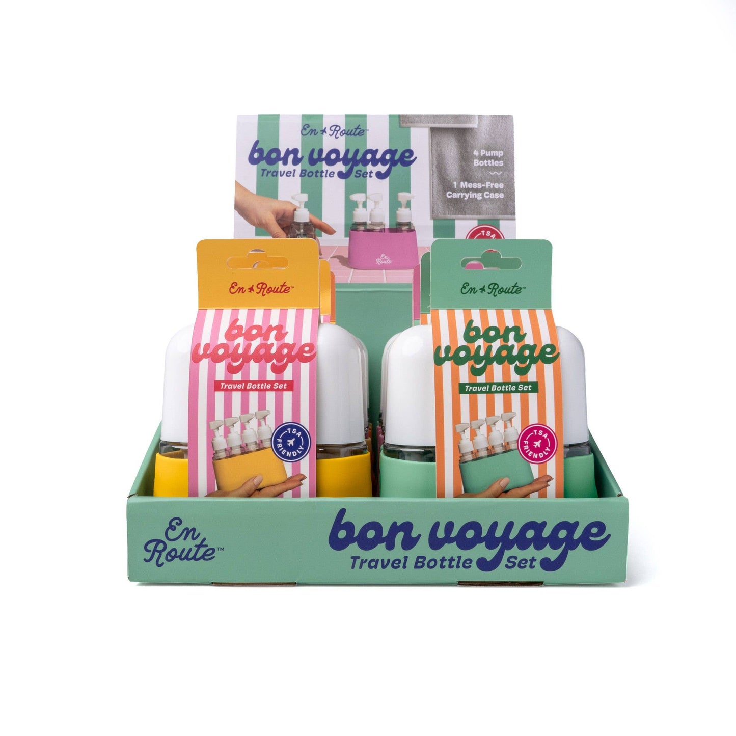 Bon Voyage 4 Piece Travel Bottles