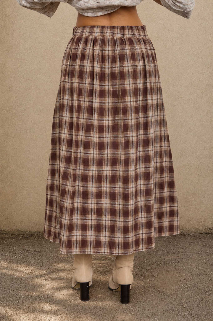 Prairie Grass Midi Skirt
