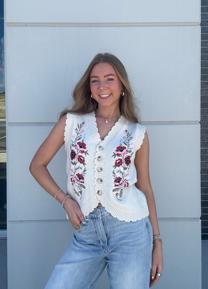 Touch of Flowers Vest