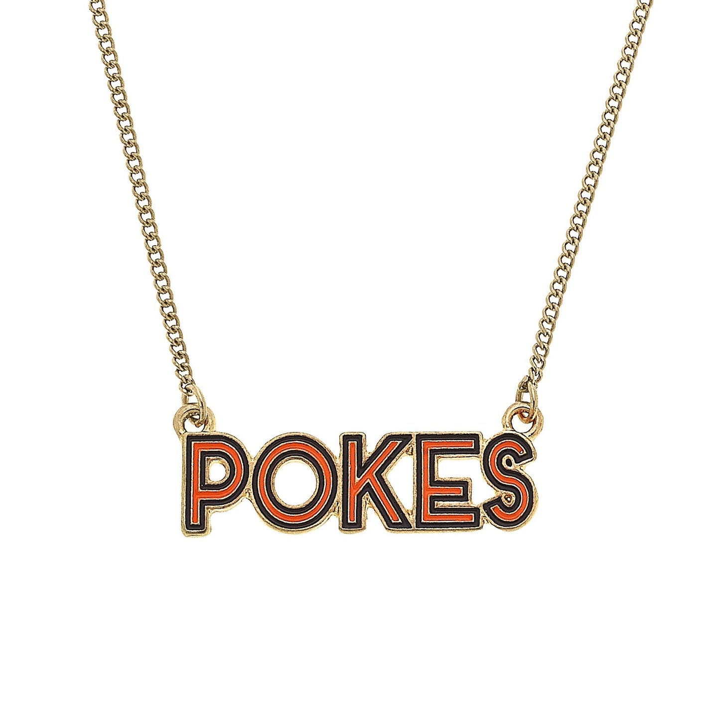 Pokes Outline Necklace