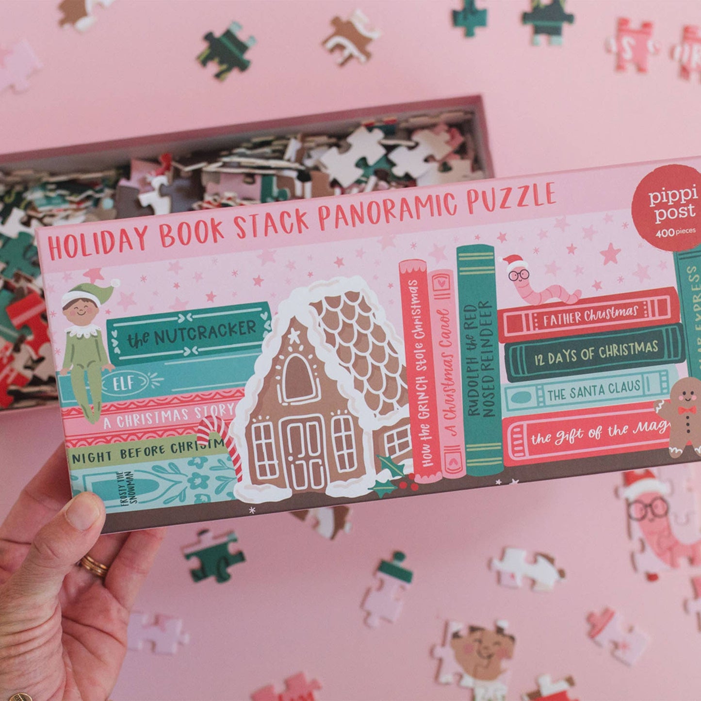 Holiday Bookshelf - 400 Piece Puzzle