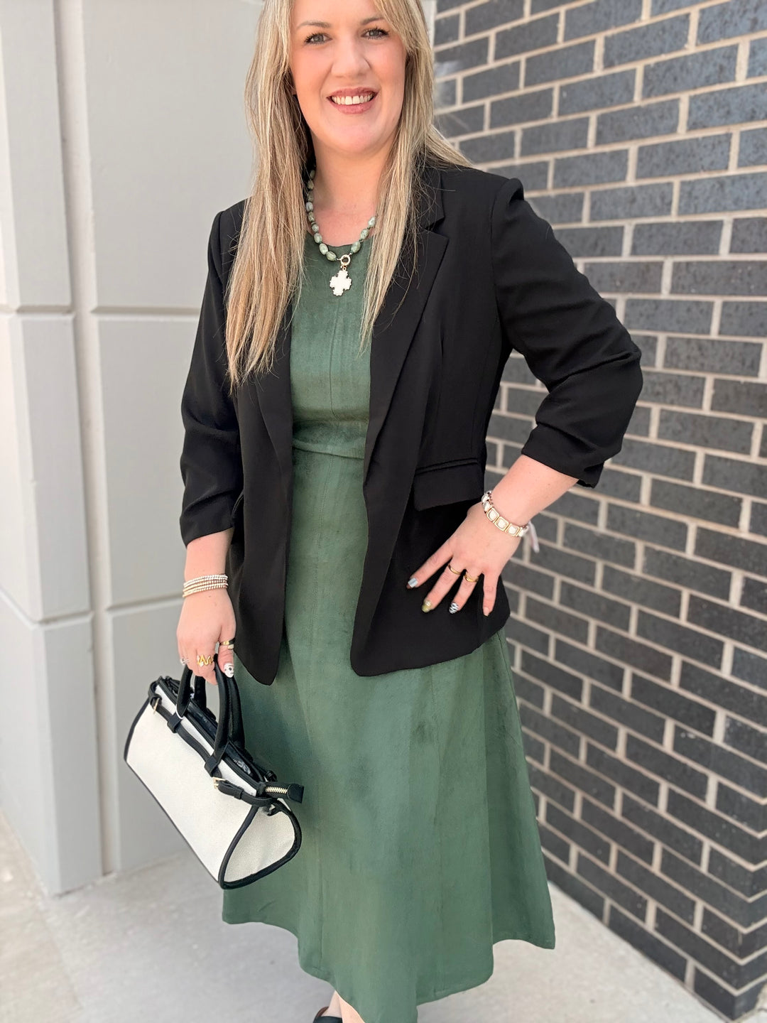 Evergreen Elegance Dress