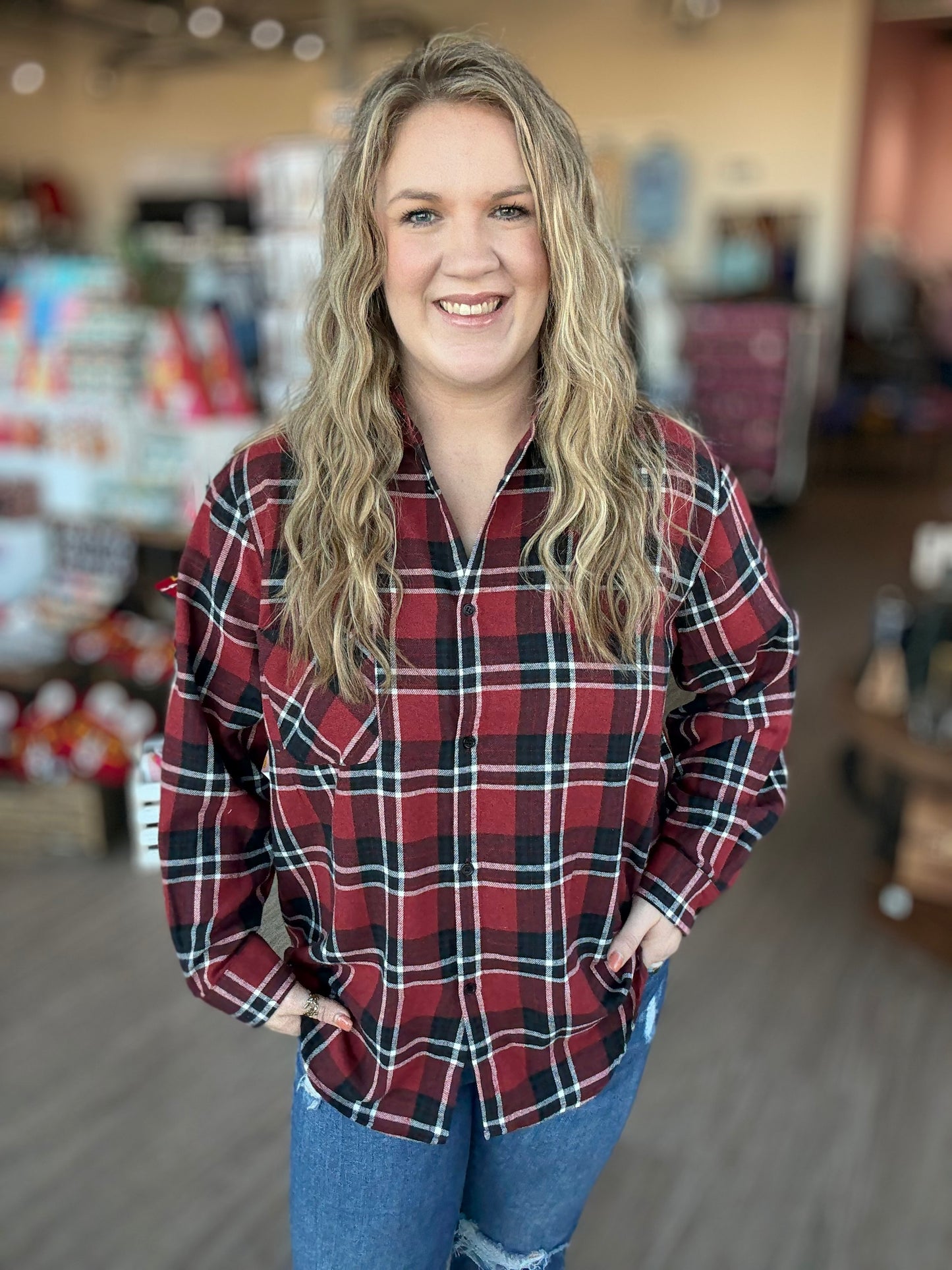 OU Sooners Plaid Flannel