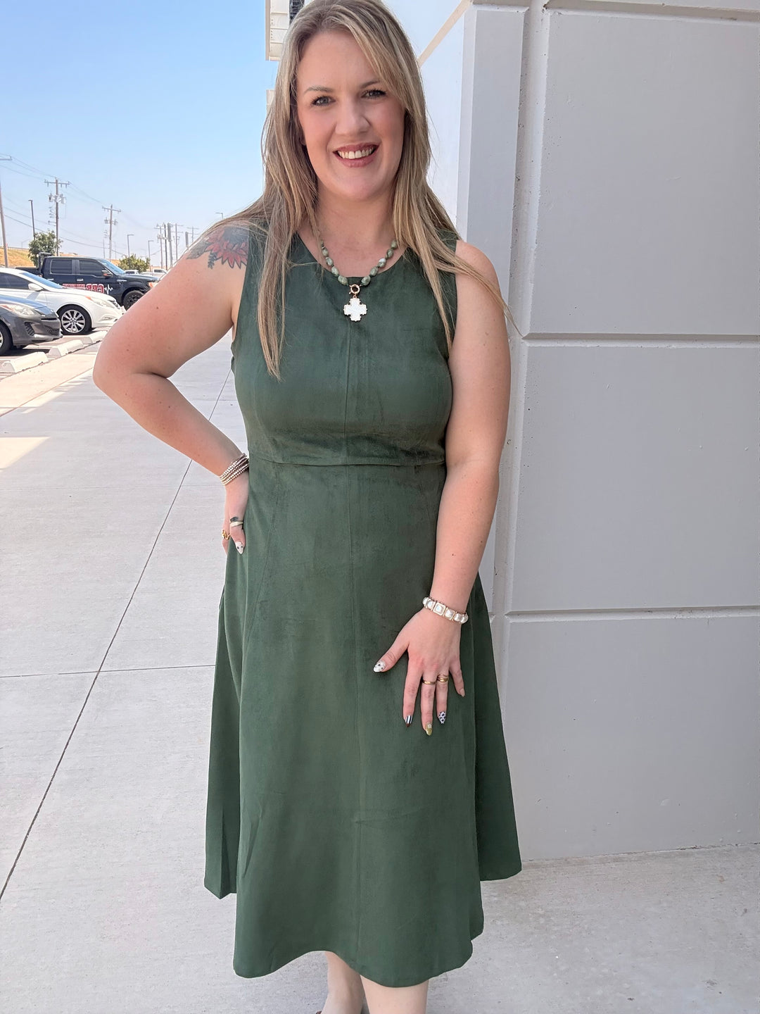 Evergreen Elegance Dress
