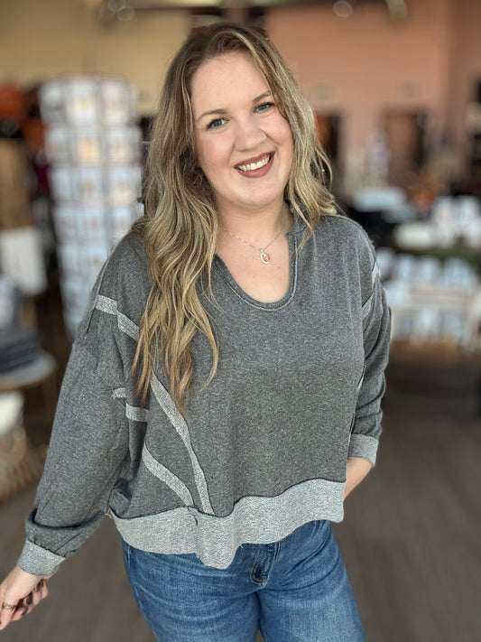 Dark Gray Pullover Hoodie