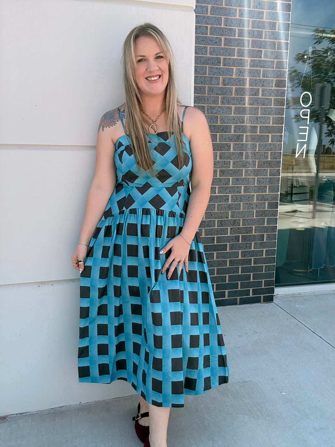 Teal Me More Dress