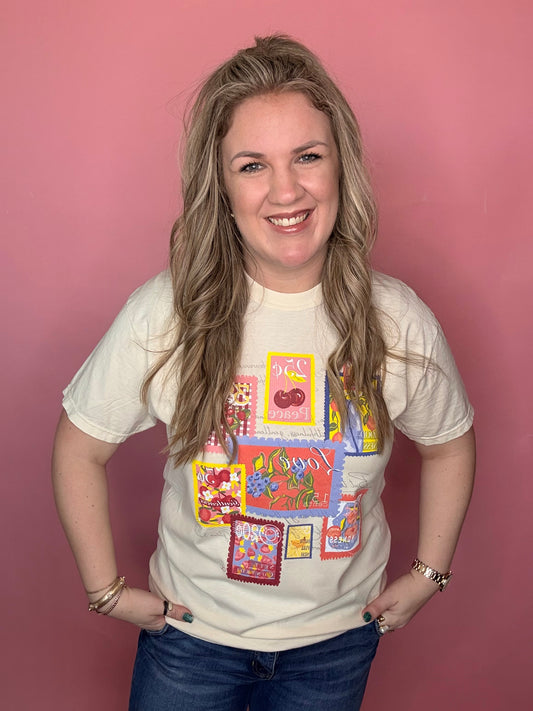 Fruit Stamps Graphic Tshirt
