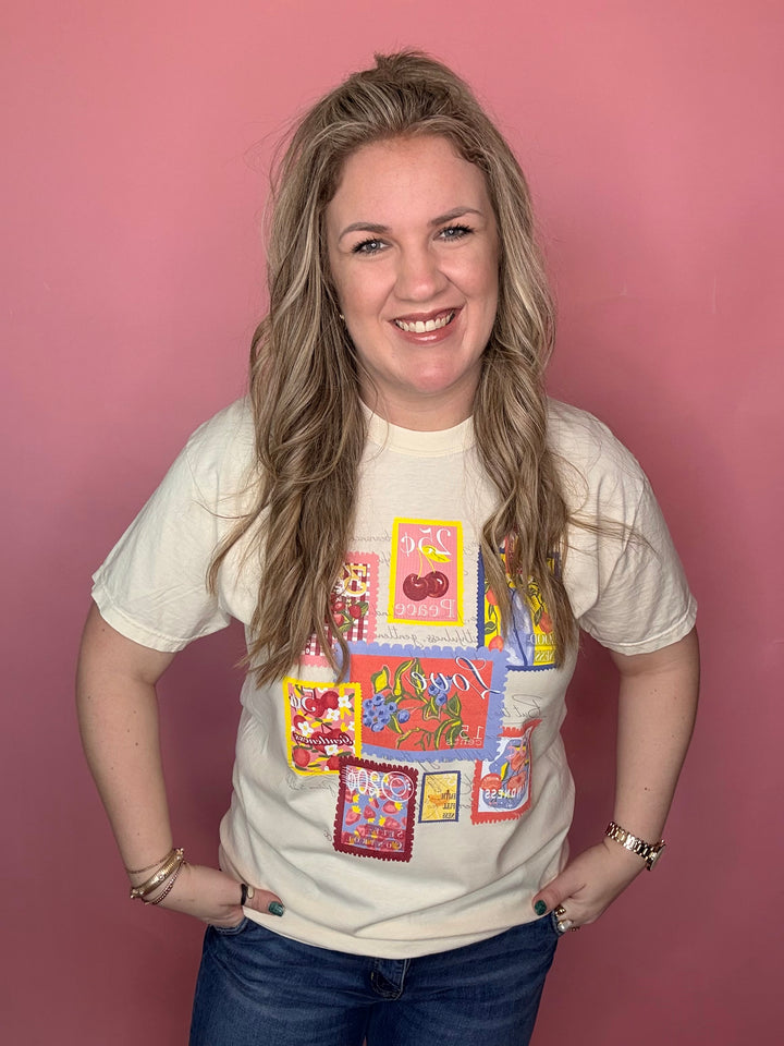 Fruit Stamps Graphic Tshirt
