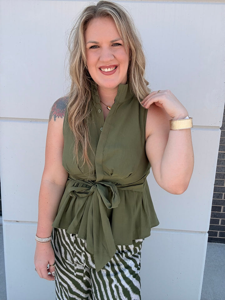 Front &amp; Center Top | Olive