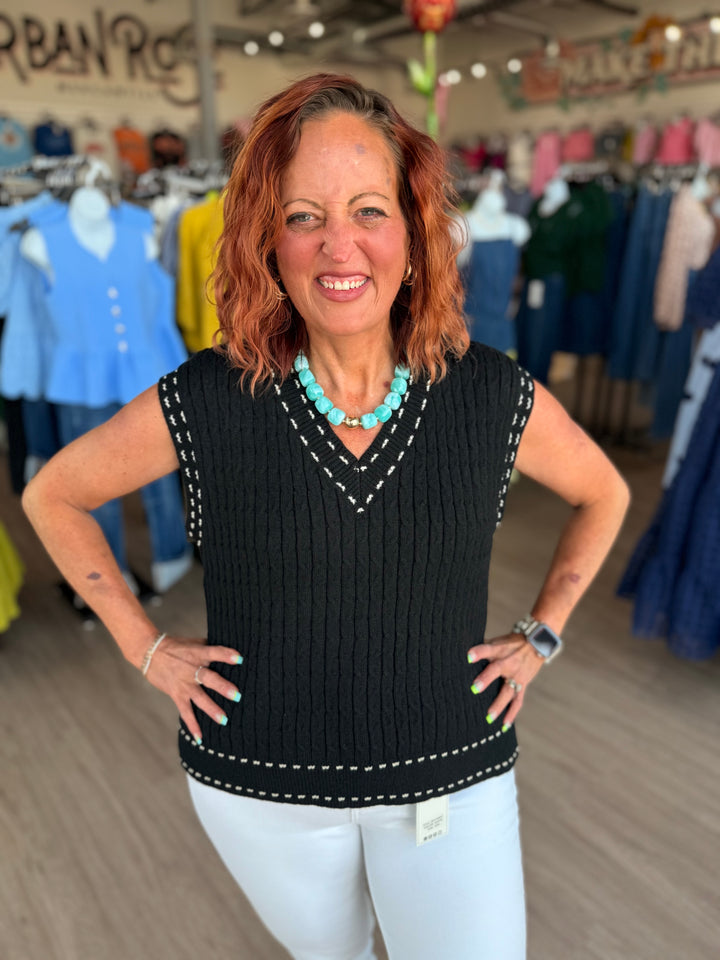 Varsity Sweater Vest