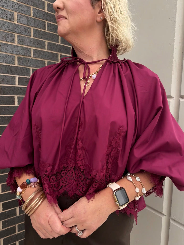 Pretty in Fuchsia Blouse