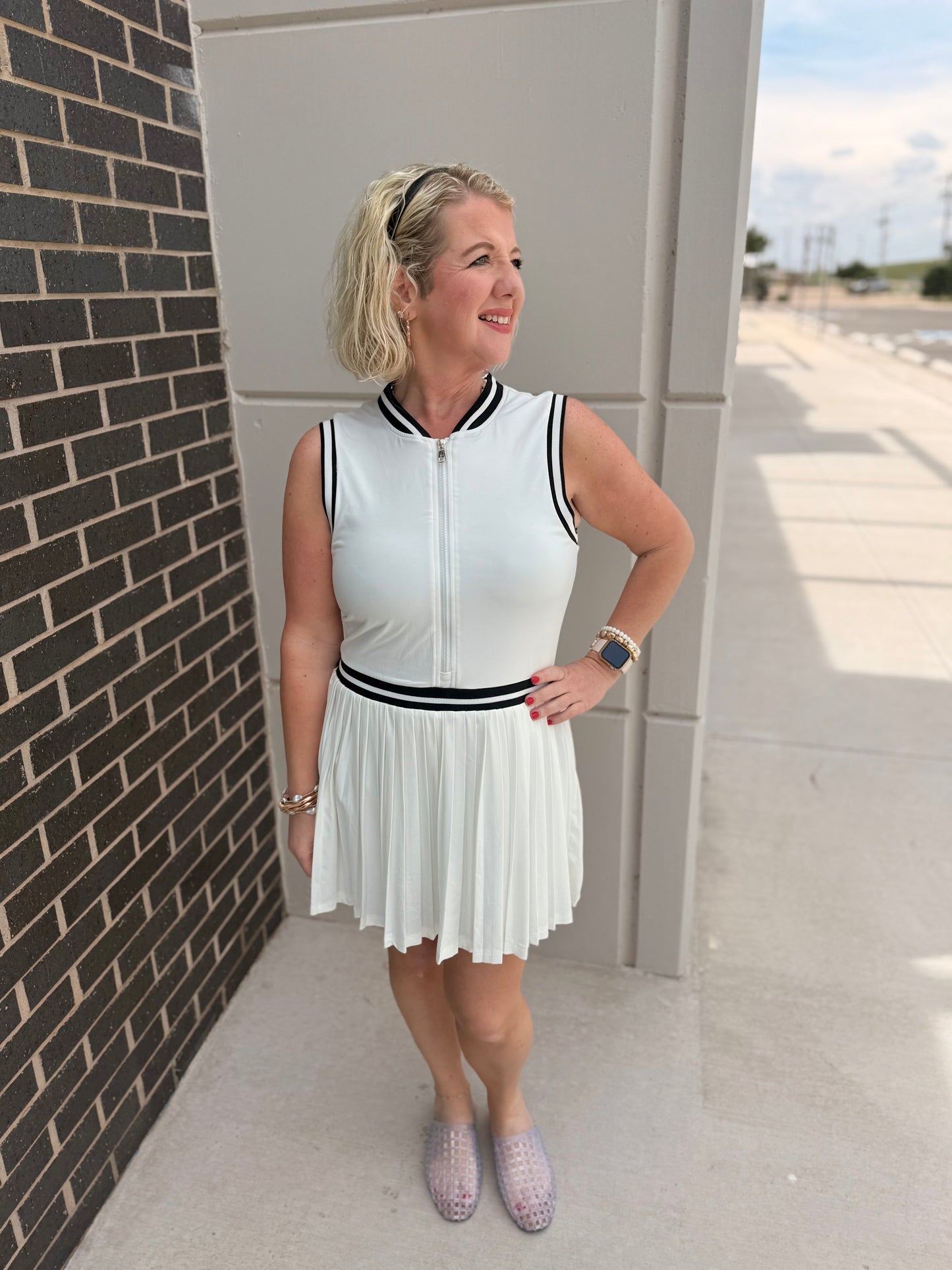 White Golf Dress