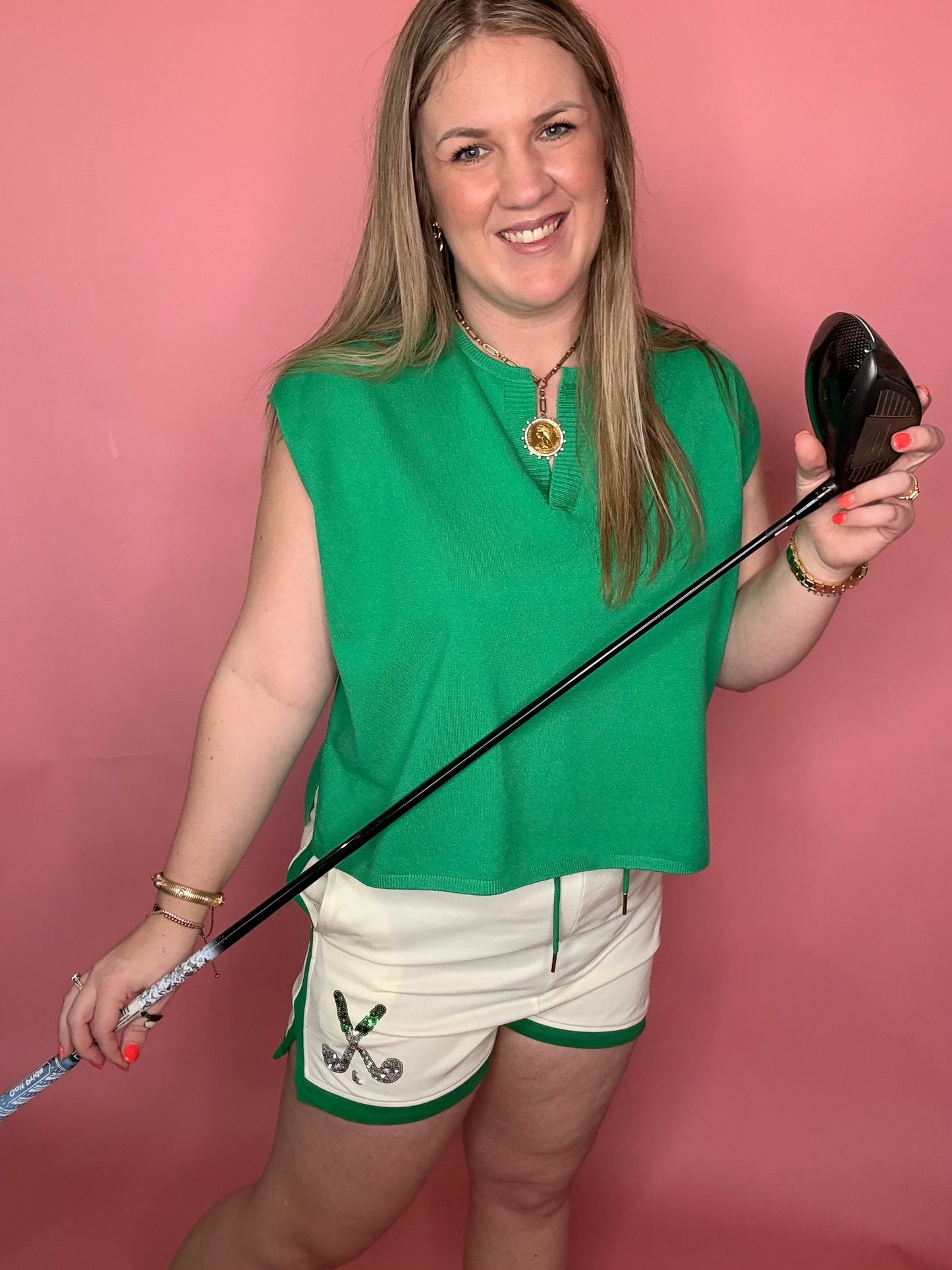 Golf Sequin Shorts