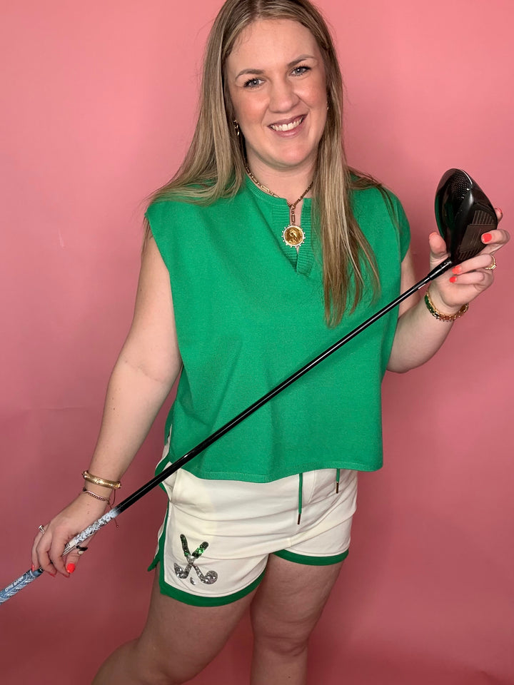 Golf Sequin Shorts