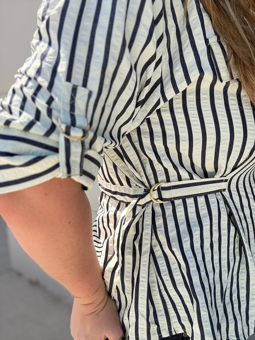 Simply Navy Stripe Shirt