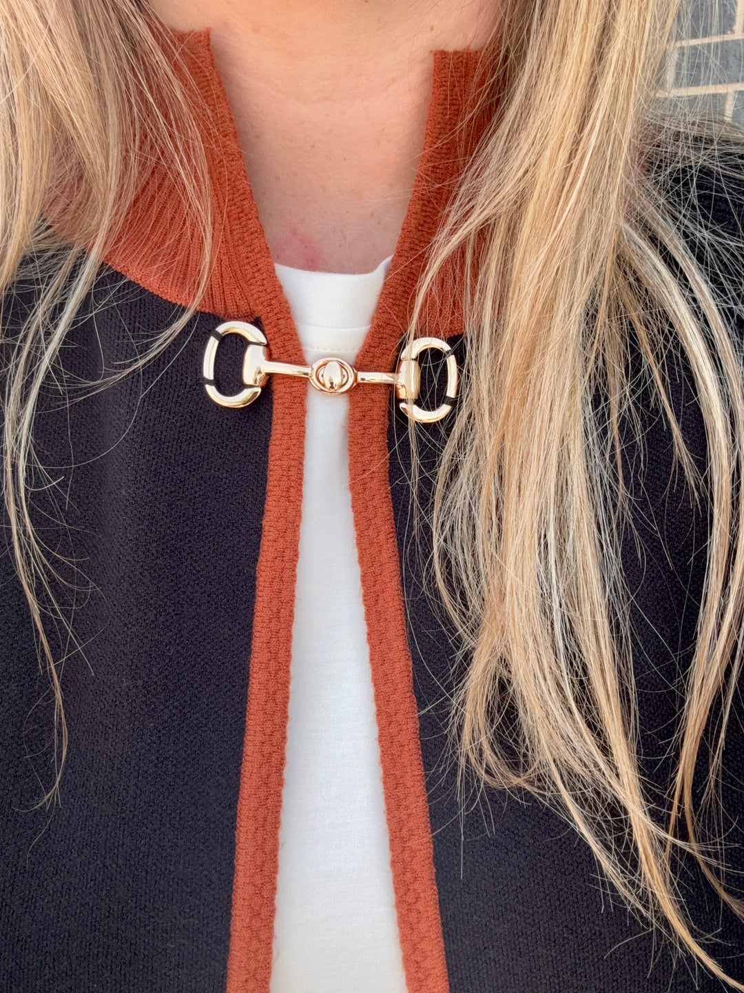Horsebit Knit Jacket