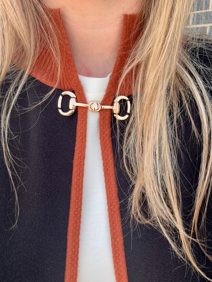 Horsebit Knit Jacket
