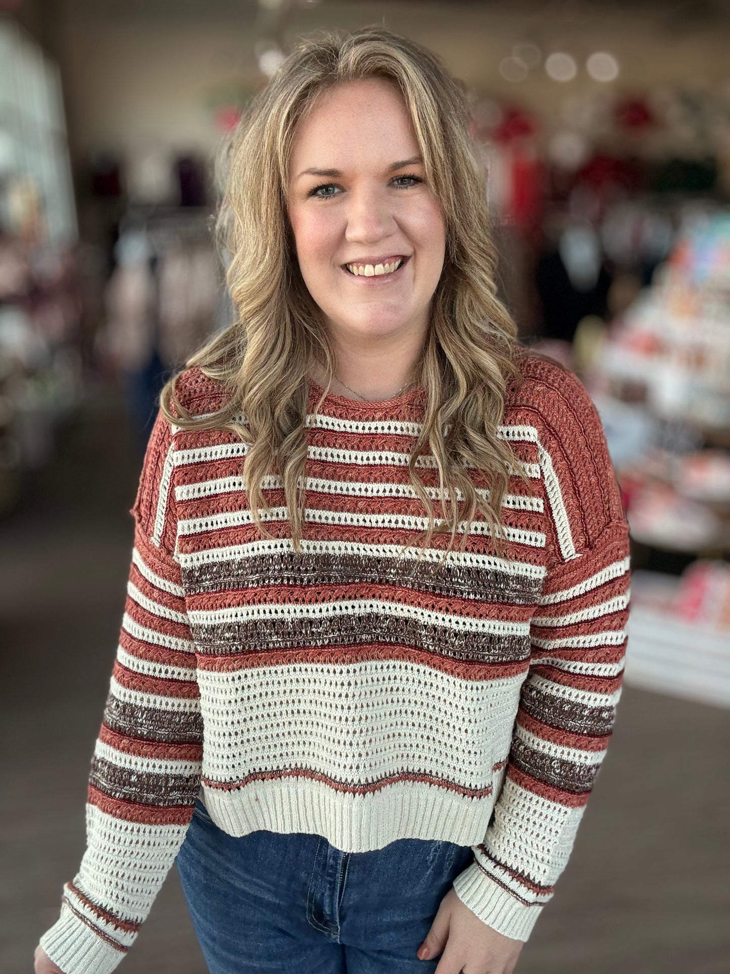 Brick Knitted Sweater