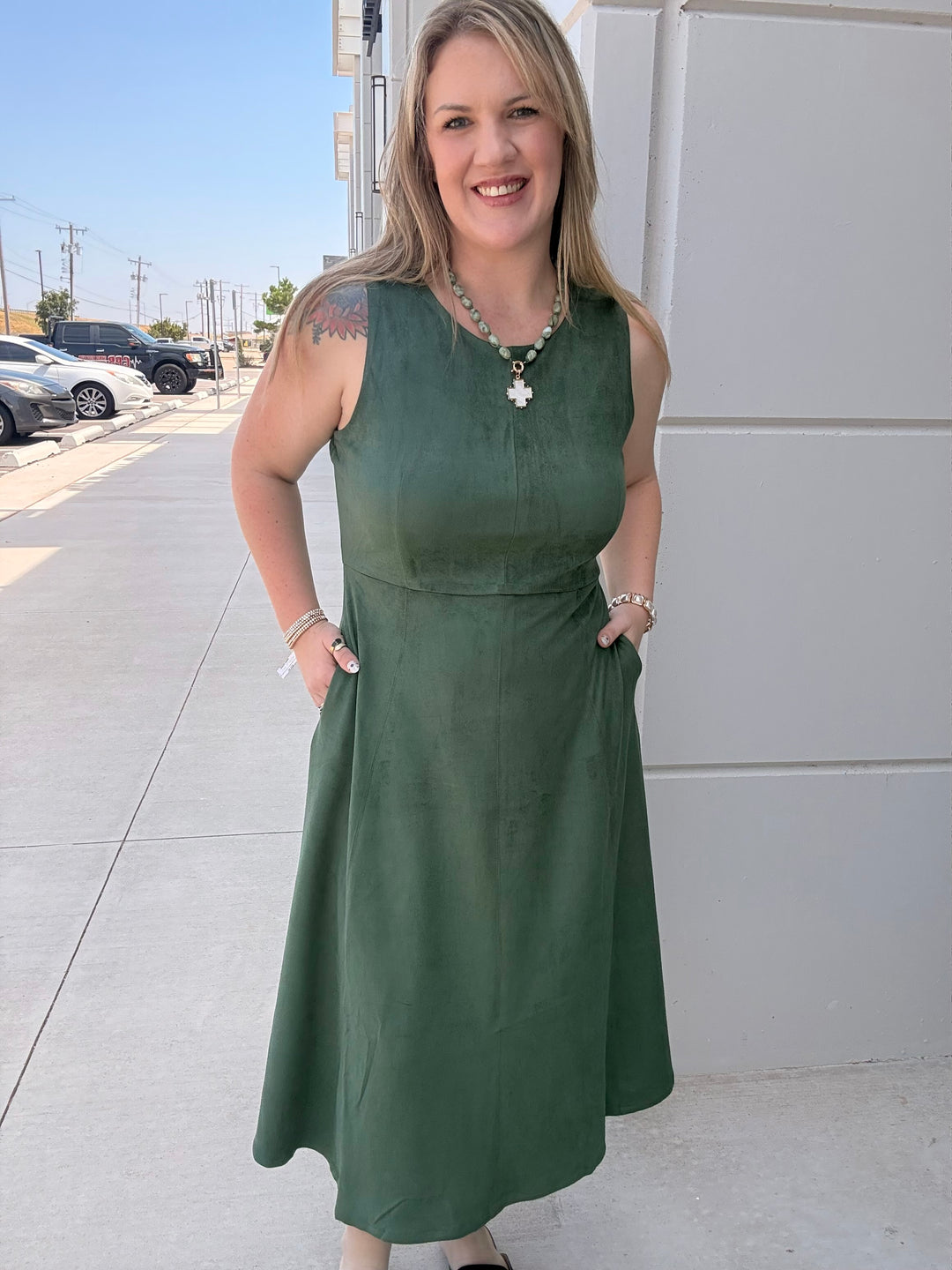 Evergreen Elegance Dress