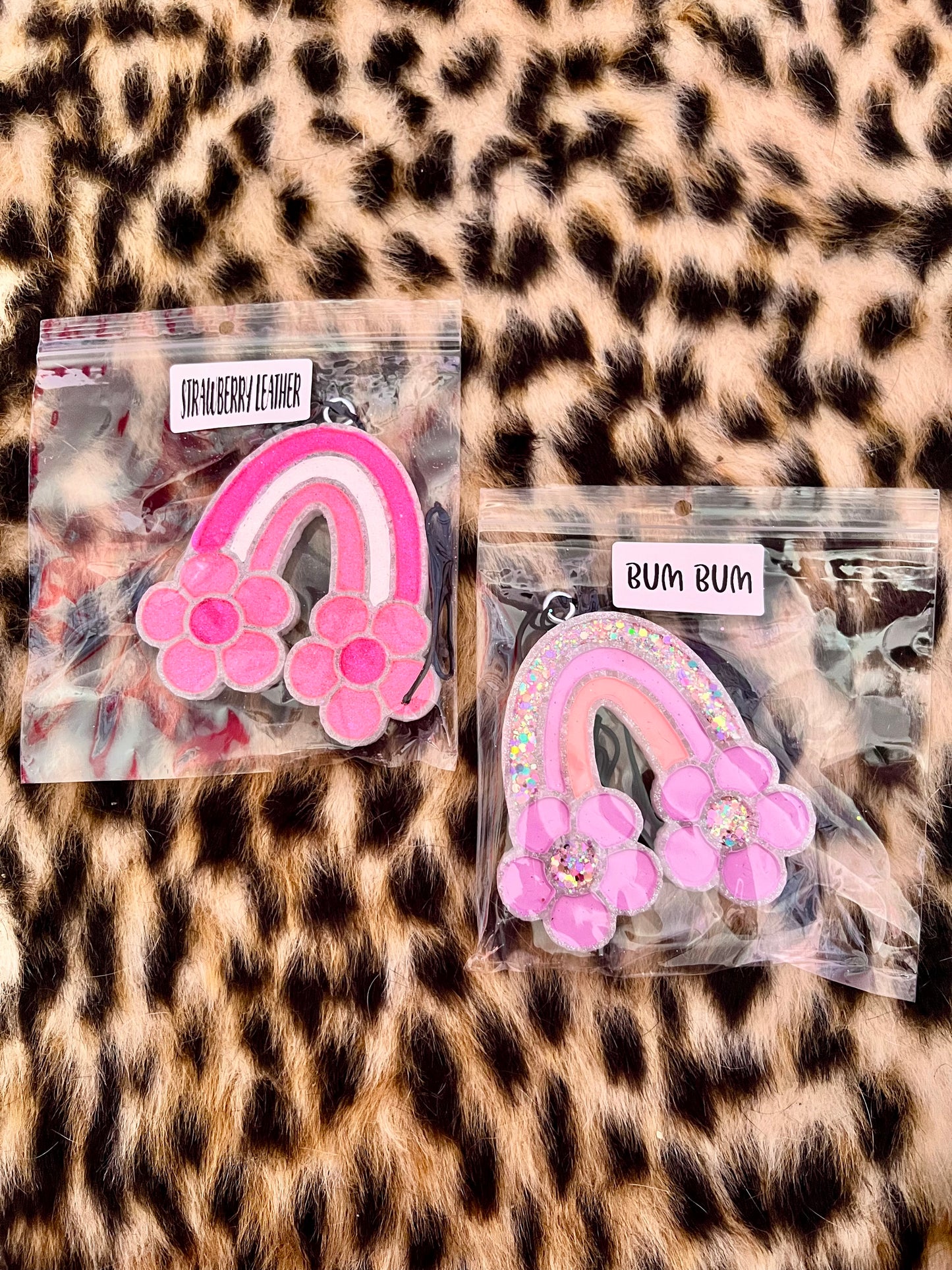 Floral Rainbow Car Freshie 