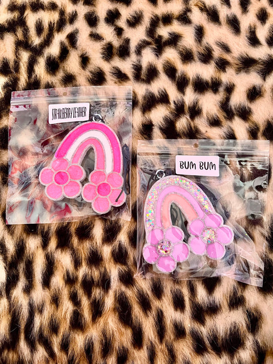 Floral Rainbow Car Freshie 