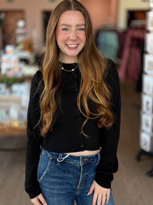 Basic Black Cardigan