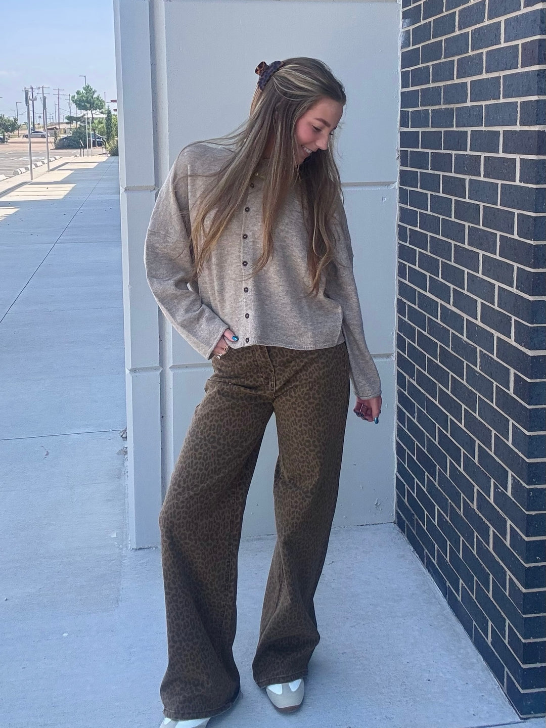 Light Mocha Lightweight Knit Cardigan