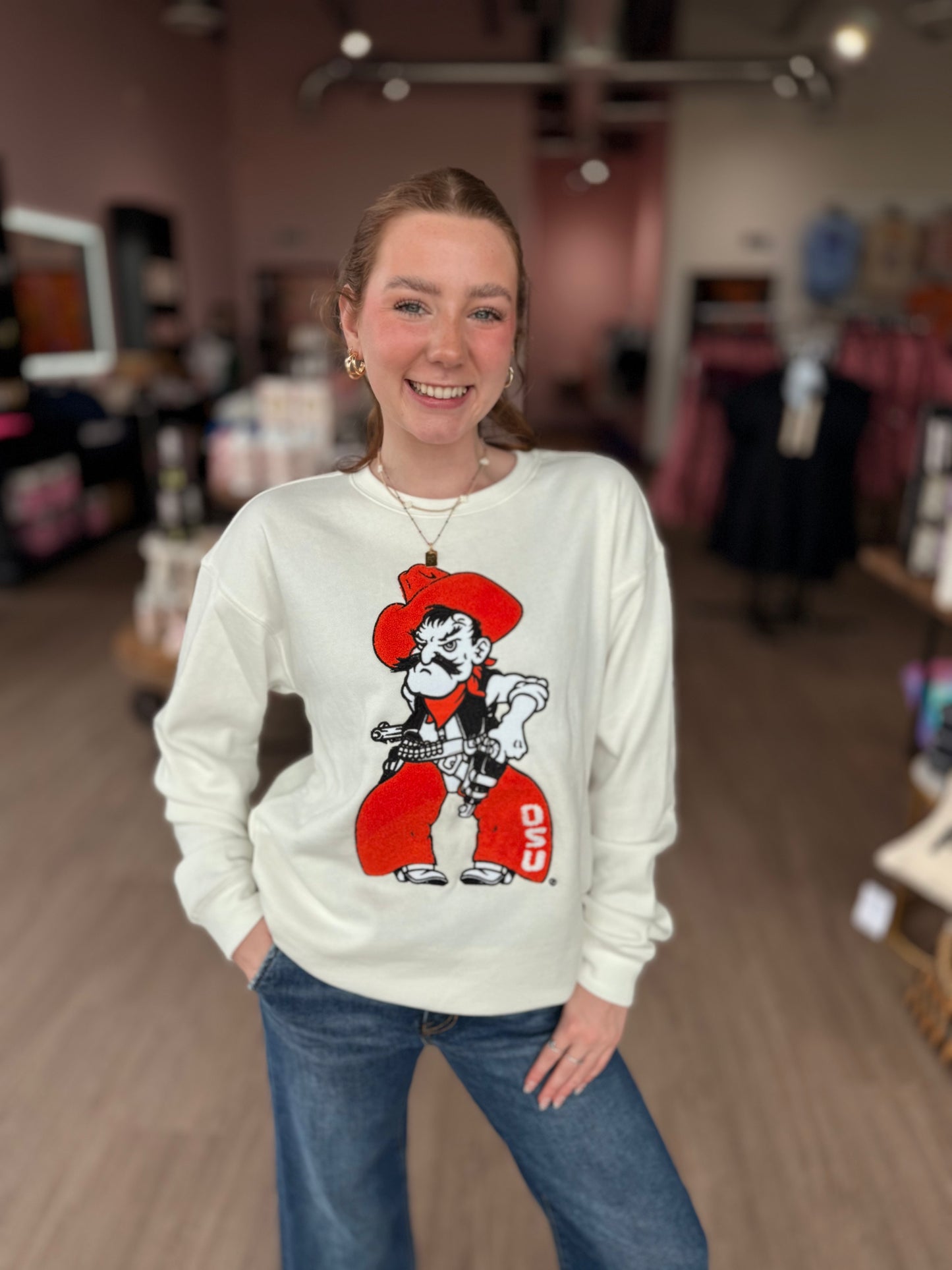 Chenille Pistol Pete Sweatshirt