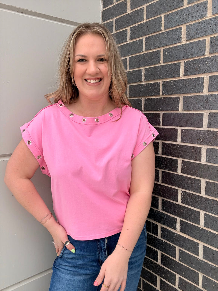 Pink Grommet Top