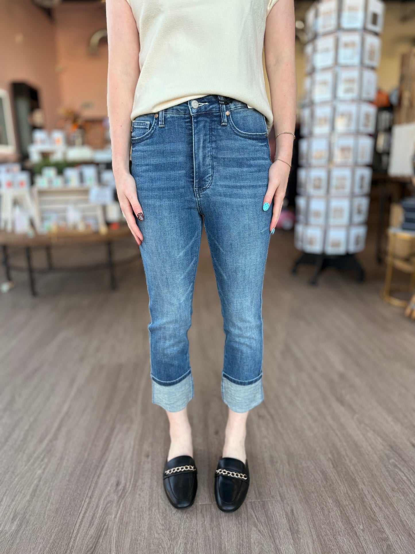 Judy Blue High Waist Back Shield Pocket Jeans