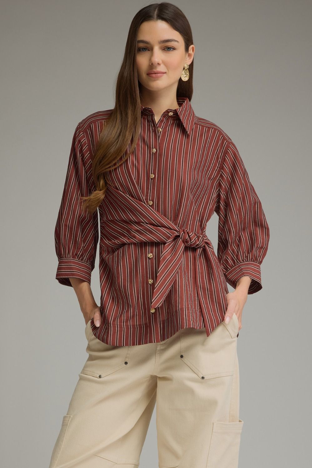 All Tied Together Striped Top