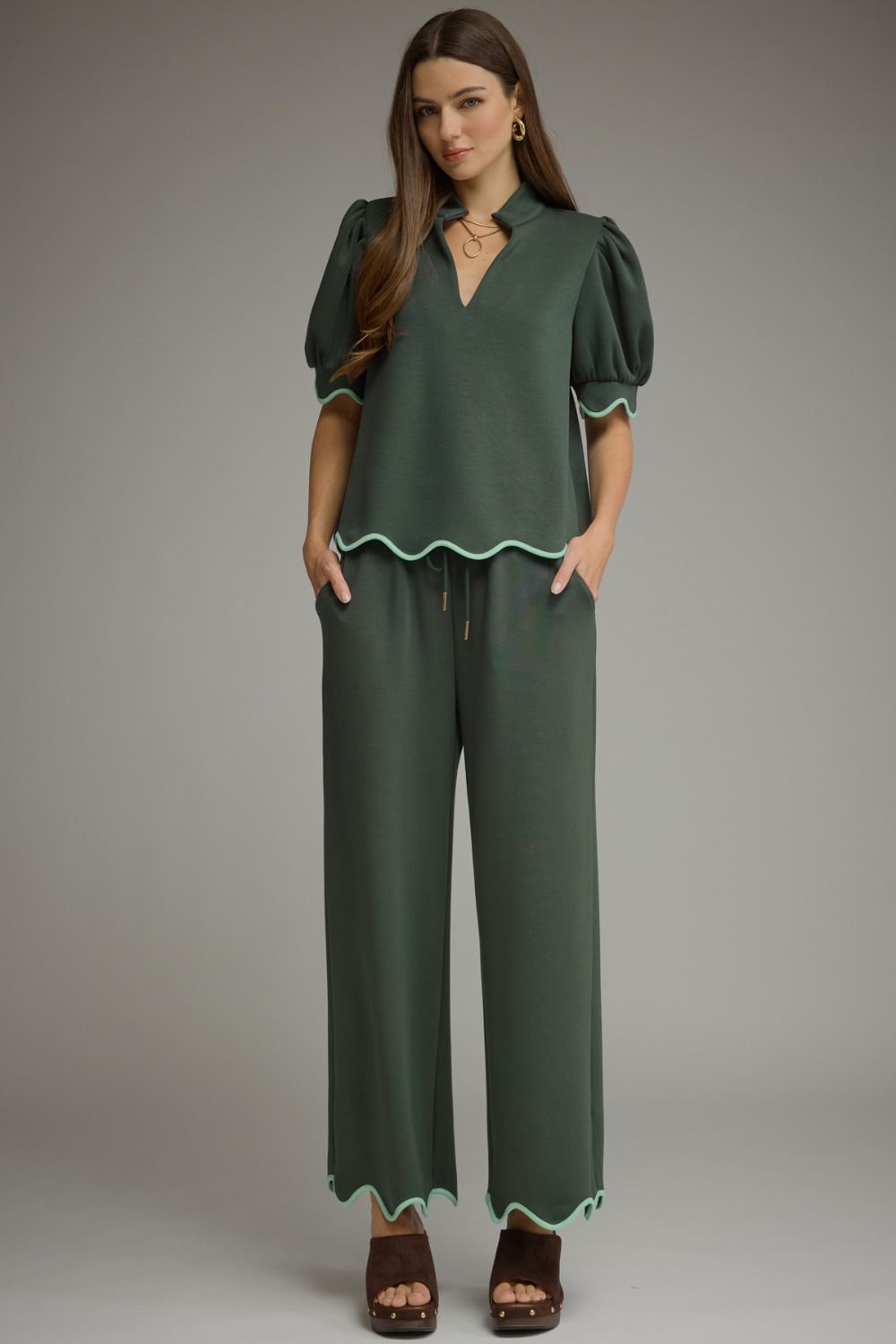 Travel Outfit in Green SET
