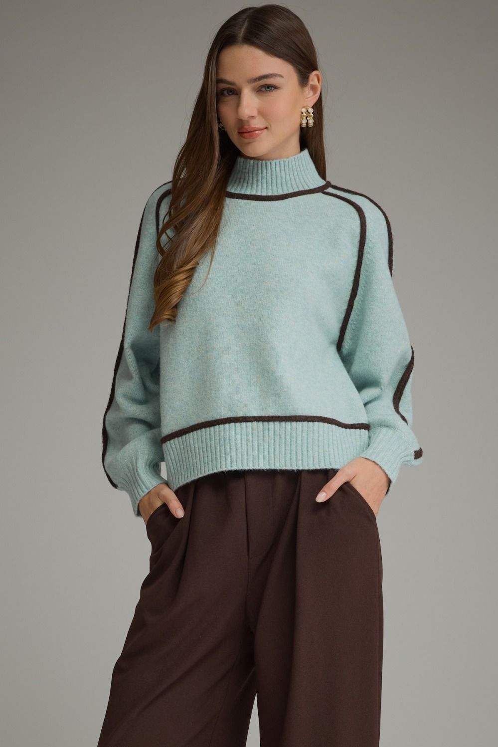 Perfectly Outlined Sweater | Blue