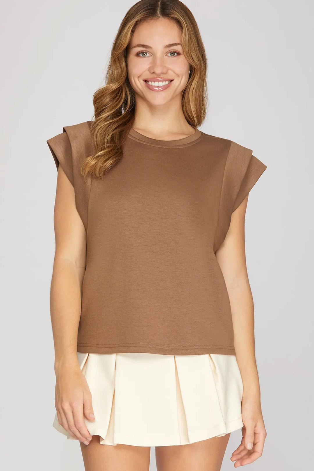 Everyday Luxe Top - Mocha