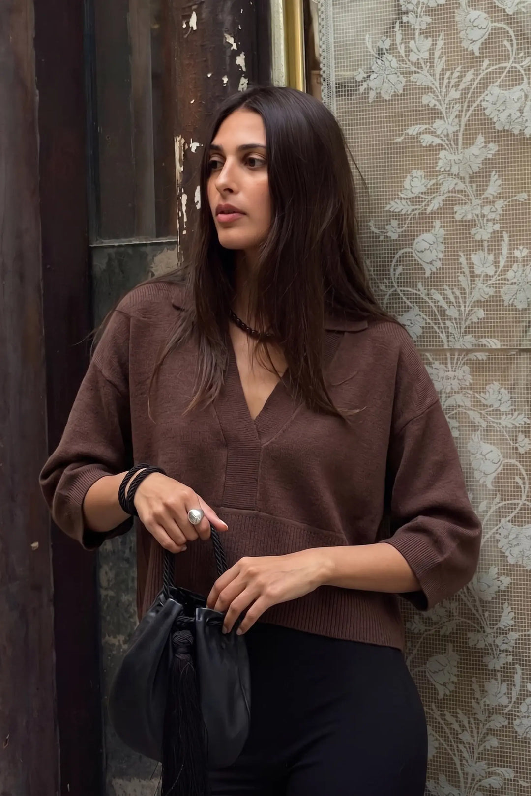 Glam Brown Sweater
