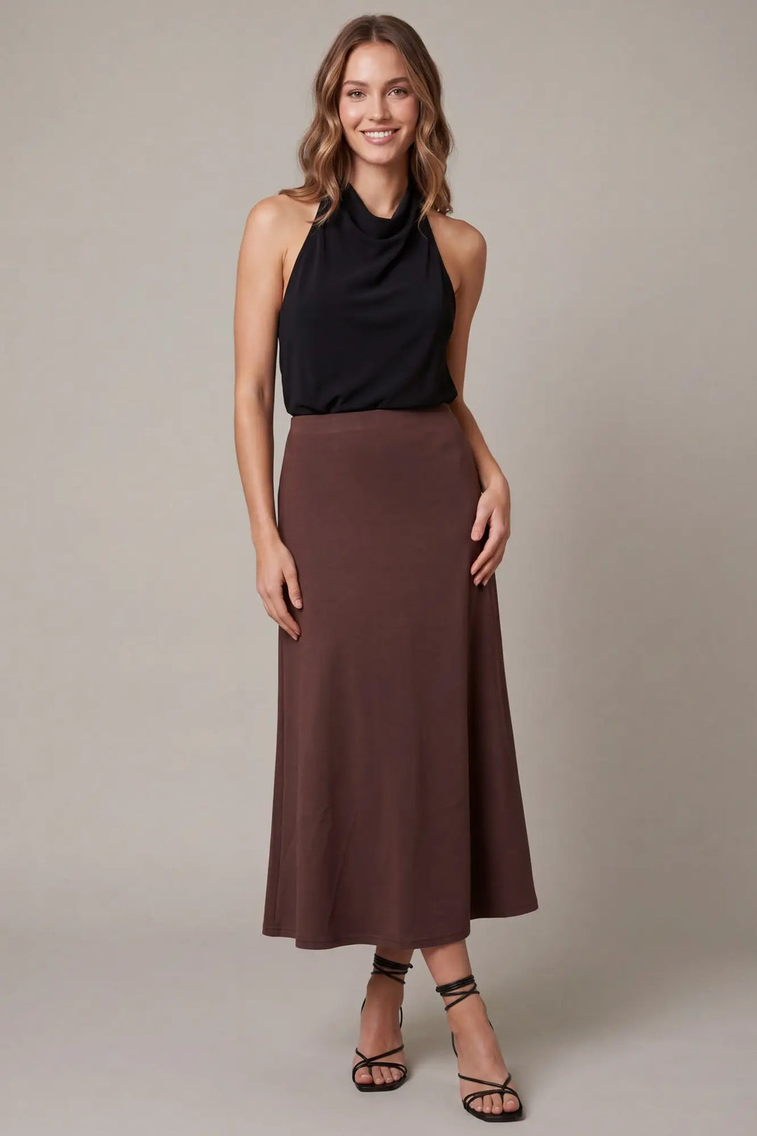 Espresso After Hours Maxi Skirt