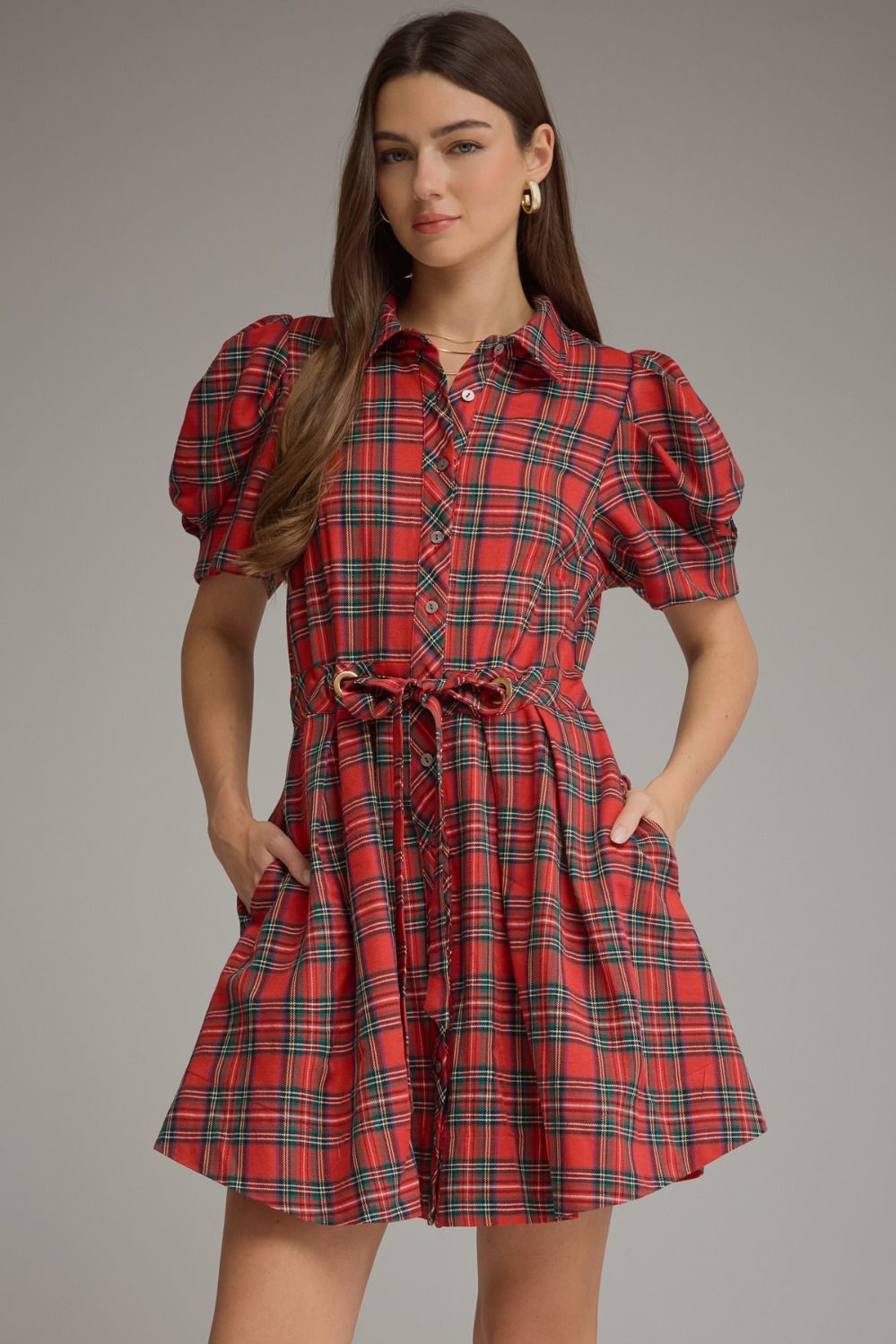 Merry &amp; Plaid Dress