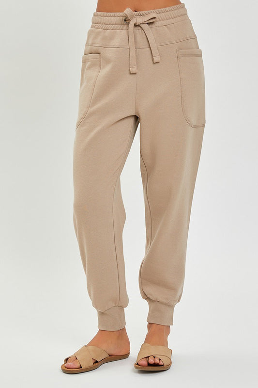Sand Relaxed Jogger Risen Pants
