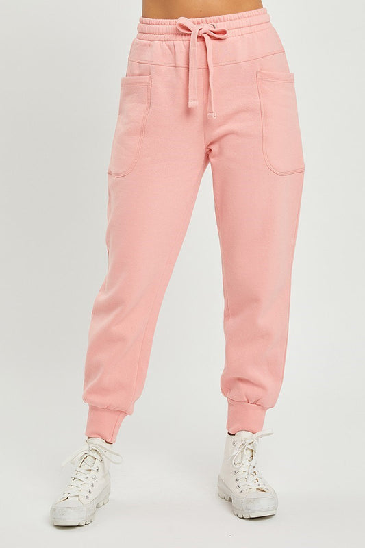 Blush Relaxed Jogger Risen Pants
