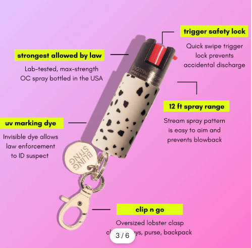 Patterned Pepper Spray