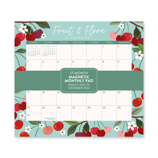 2026 Fruit & Flora Magnetic Monthly Pad