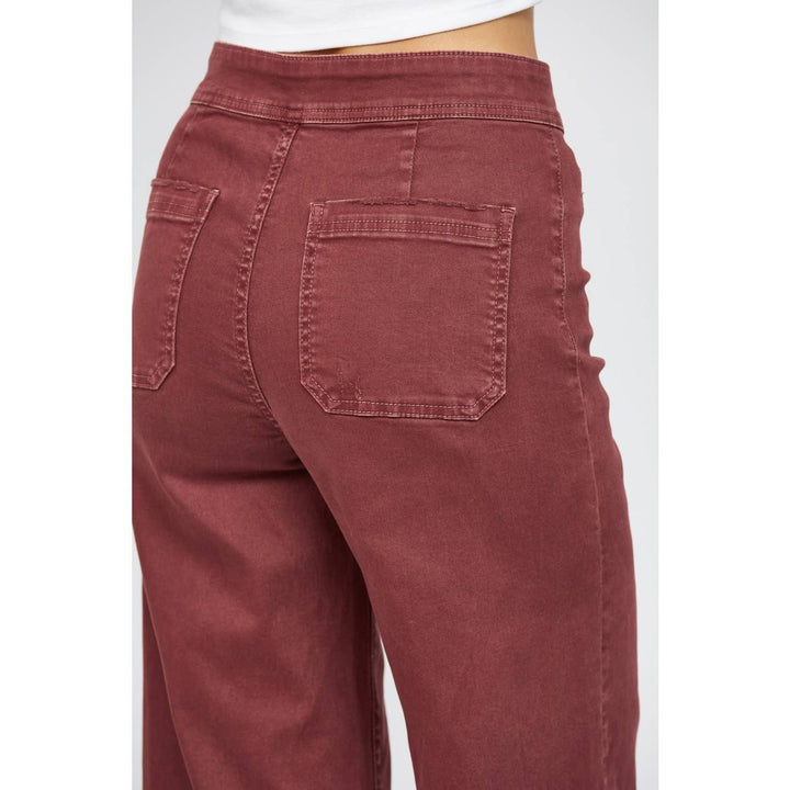 Rouge High Rise Wide Crop Leg Mica Jeans