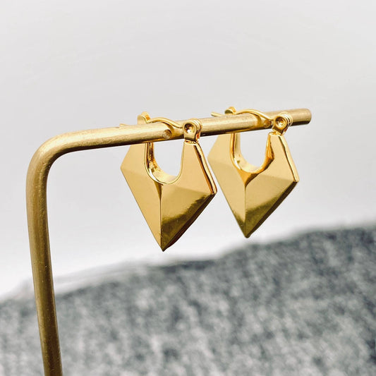 Triangle Small Hoop Earrings