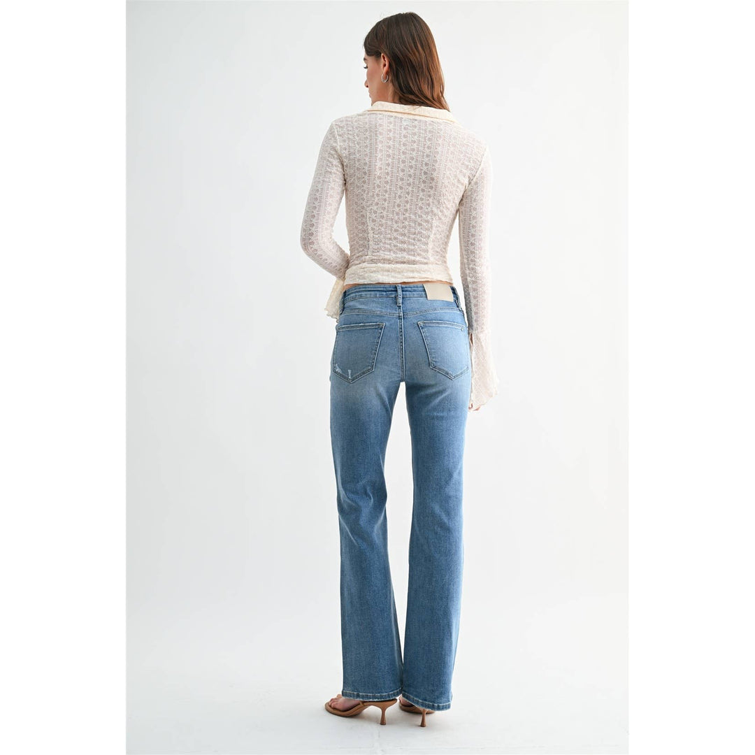 Mid Rise Bootcut Mica Jeans
