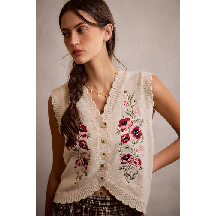 Touch of Flowers Vest