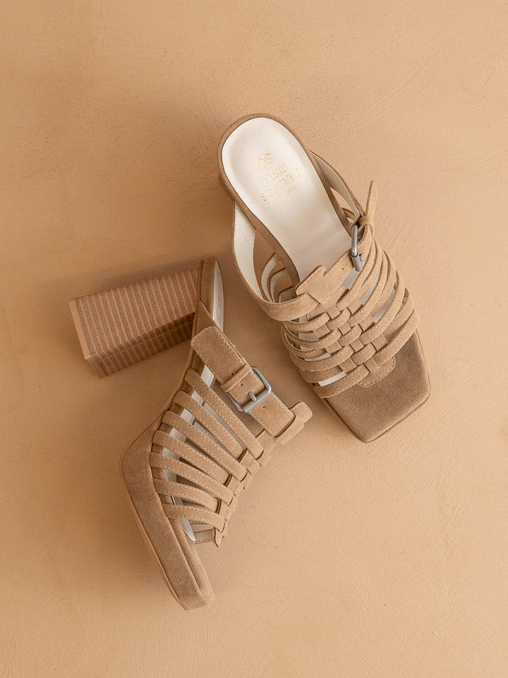 The Rome Sandal on A Platform
